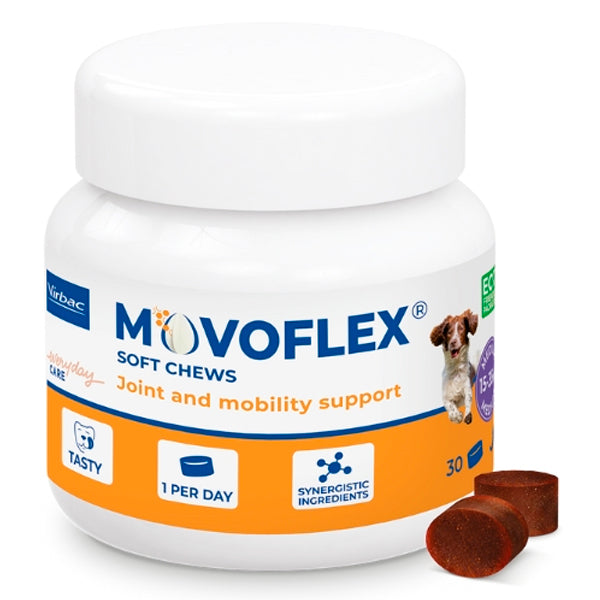 Virbac MovoFlex - Condroprotector para Perros, Alivio de Dolor Articular y Mejora de Movilidad