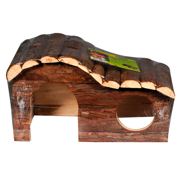 Casa de Madera para Roedores Mediana – 31,5 x 19 x 19,5 cm - Tujilguero