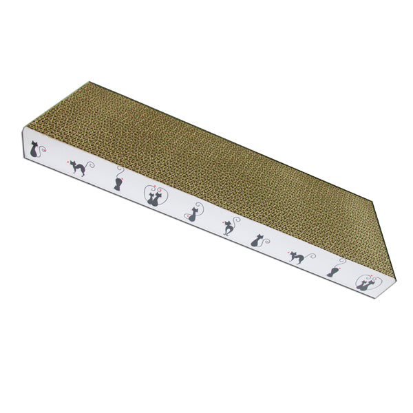 Rascador Plano de Cartón para Gatos 45 × 15 cm | Tabla Rascadora Horizontal