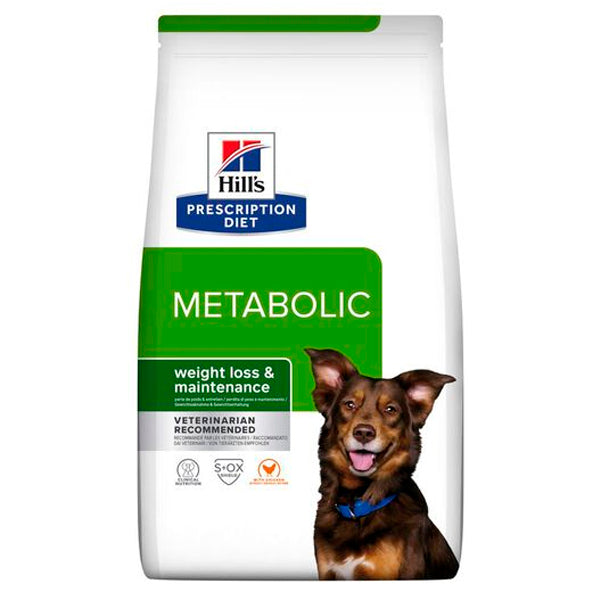 Metabólica dietéfica de prescrição de Hill: acho que para cães de controle de peso