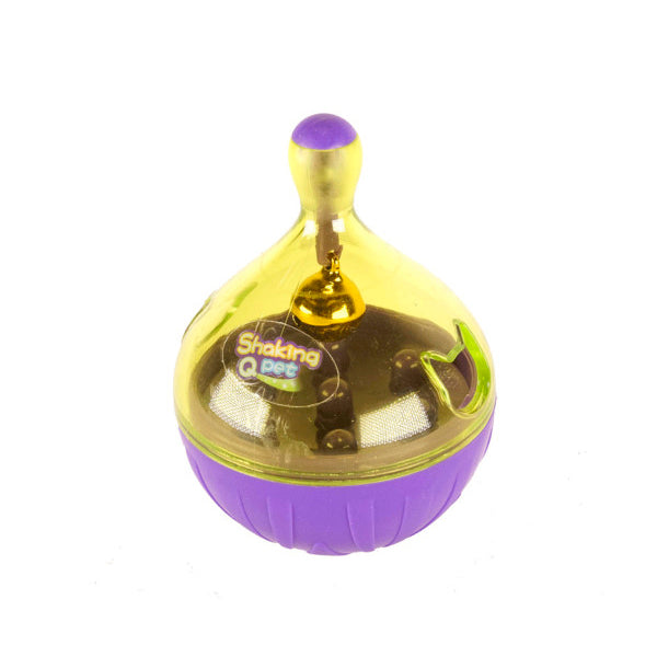 Vadigran Treat Wobbler Juguete Interactivo para Gatos 8,5 cm | Dispensador de Premios y Pienso con Movimiento | Estimulación y Juego Felino