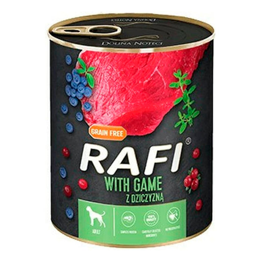 Rafi Caçando carne e mirtilos de cachorro - alimentos molhados de 800g
