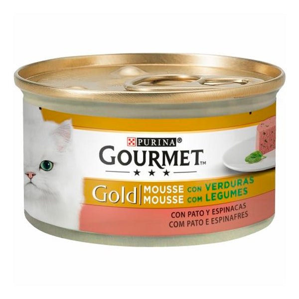 Gourmet Gold Mousse Pato e Espinafre 24x85 gr