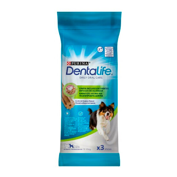 Purina Dentalife Médio 115g: Snacks Dentários para a Higiene Bucal do seu Animal de Estimação