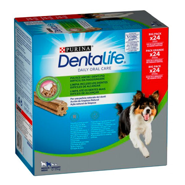 Purina Dentalife Médio 115g: Snacks Dentários para a Higiene Bucal do seu Animal de Estimação