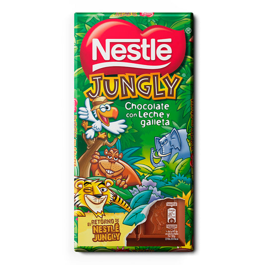 Nestlé Jungly Chocolate ao Leite e Biscoitos 125 gr