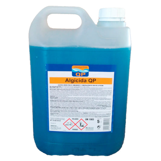 Quimicamp Algicida qp 5 litros: eliminador de piscina e água