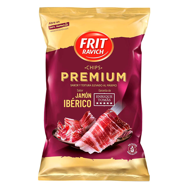 Frit Ravich Patatas Premium con Sabor a Jamón Enrique Tomás 150g: Irresistibles Chips