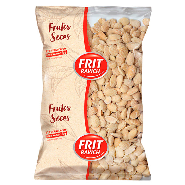 Frit Ravich Almendras Fritas con Sal 1 kg | Almendra Repelada Crujiente Snack Natural - Tujilguero