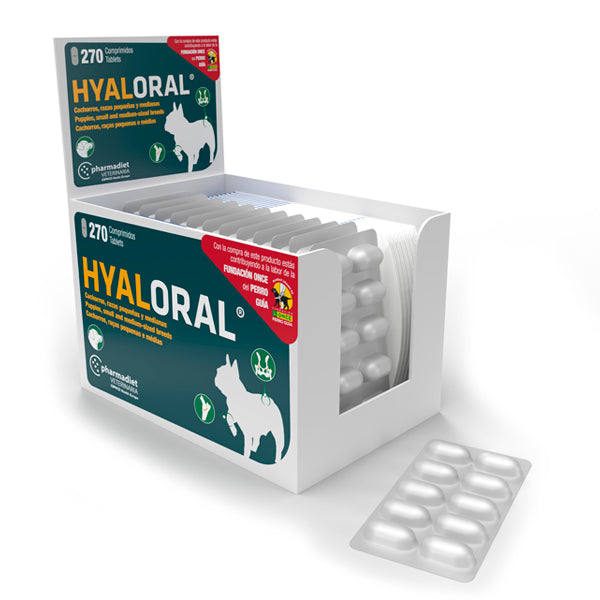 Pharmadiet Hyaloral Raças Pequenas e Médias 270 Comprimidos