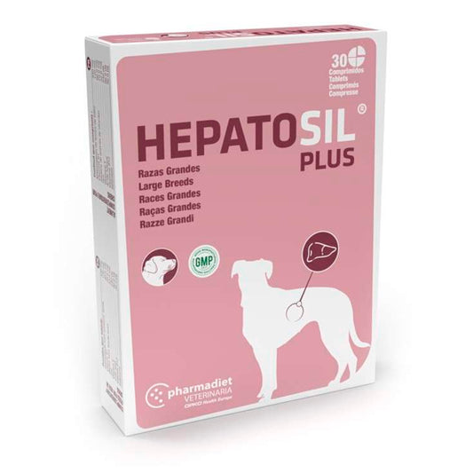 Pharmadiet Hepatosil Plus Raças Grandes 30 Comprimidos