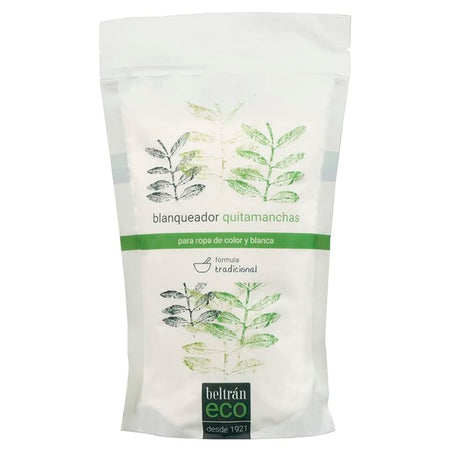 Beltrán ECO Blanqueador Quitamanchas 1Kg | Oxígeno Activo Sin Lejía para Ropa Blanca y Color - Tujilguero