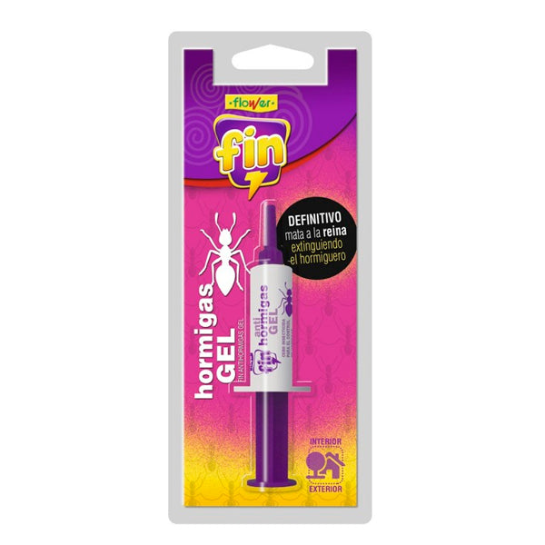 Flower Fin Antihormigas Gel Jeringa | Cebo Insecticida de Acción Total para Hormigas - Tujilguero