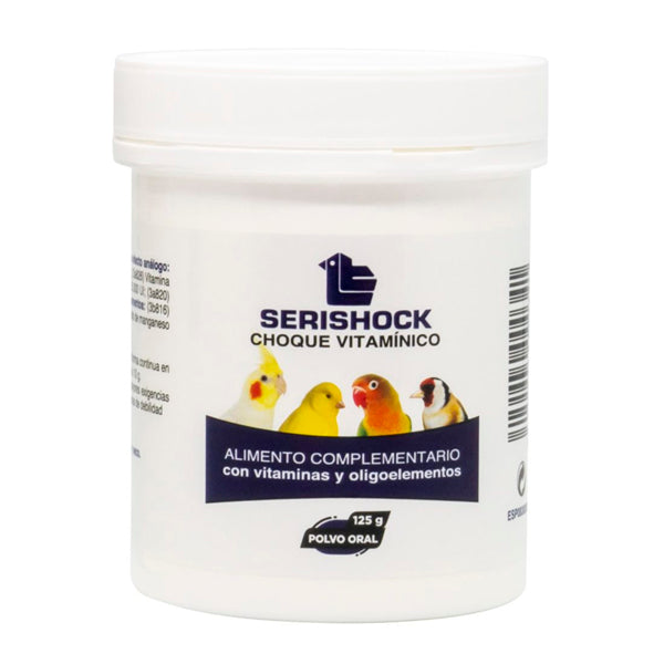 Latac Serishock | Choque Vitamínico para Aves con Minerales y Oligoelementos | Vitaminas para Canarios y Jilgueros - Tujilguero