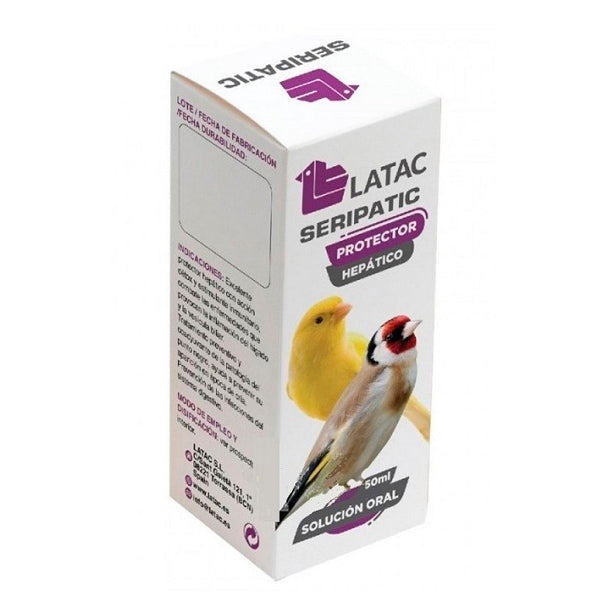 Latac Seripatic | Protector Hepático para Aves y Prevención del Punto Negro | Canarios y Jilgueros - Tujilguero