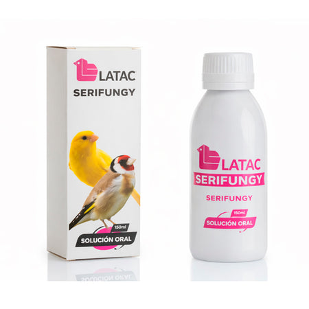 Latac Serifungy | Preventivo contra Hongos y Levaduras en Aves | Canarios, Jilgueros y Aves Ornamentales - Tujilguero