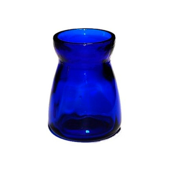 Bebedero Cristal Lujo Azul Oscuro