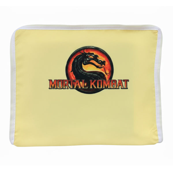 Funda para jaula C2 con diseño Mortal Kombat – Tela opaca lavable con cremallera y asa, protege del frío, viento y luz, ideal para jaulas medianas