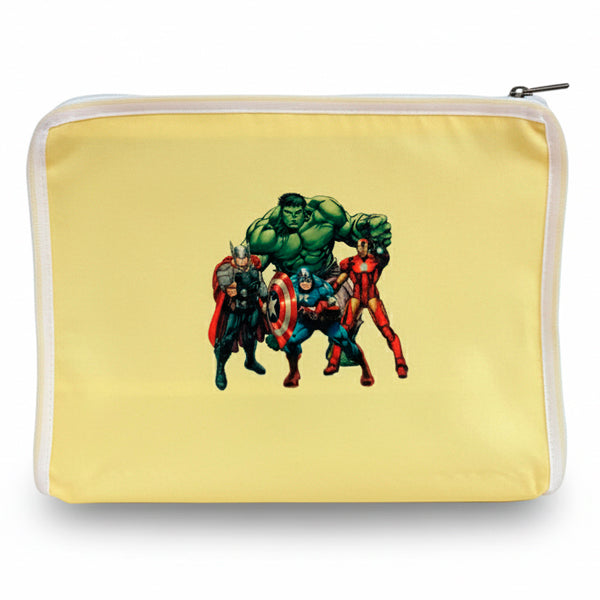 Funda para jaula C2 Los Vengadores – Diseño Marvel con tela opaca lavable, cremallera y asa, ideal para jaulas medianas