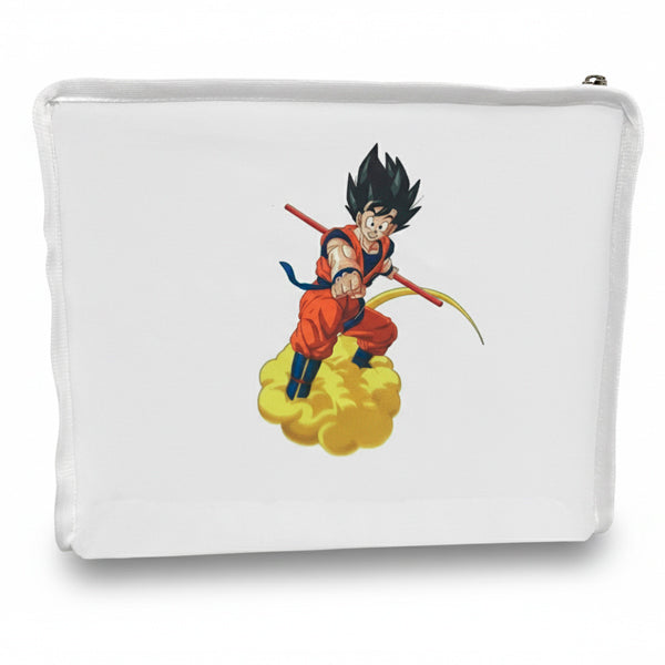 Funda para jaula C2 Goku en nube voladora – Diseño Dragon Ball, tela opaca y lavable