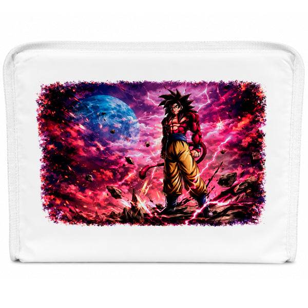 Funda Jaula C2 Guerrero Cósmico Morado | Diseño Fantasía Anime con Asa y Cremallera - Tujilguero