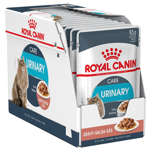 Cuidados urinários do Royal Canin: alimentos molhados em molho de cuidados urinários, pacote de envelope 125g