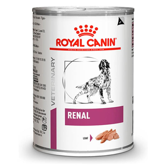 Ração úmida para cães Royal Canin Renal, lata 410 gr, x 12 (pacote)