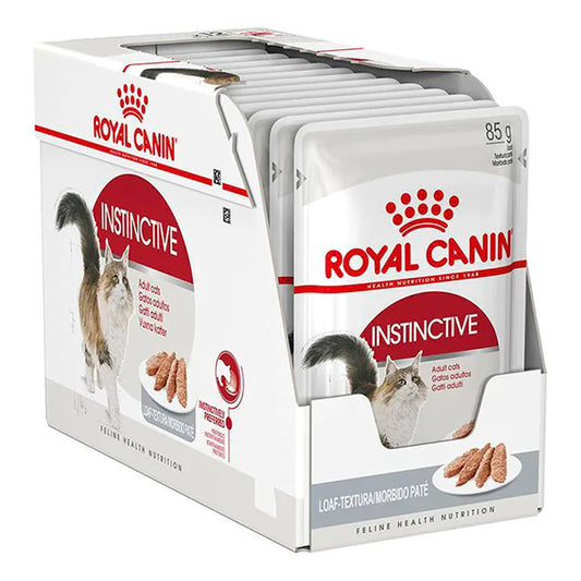 Instintivo de Canin Royal: Alimentos úmidos de alta qualidade em formato de patata de gato, 125g Envelope Pack