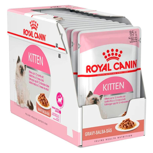 Royal Canin Kitten: alimentos molhados em gatinhos esterilizados, 125gr Envelope Pack