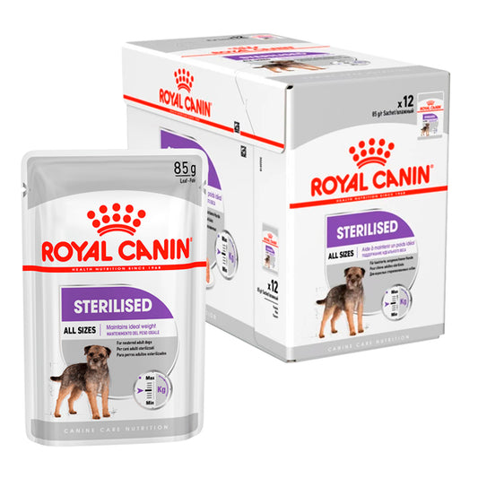 Royal Canin Mini Sterilized: Comida molhada especial para mini cães esterilizados, pacote de envelope 125g