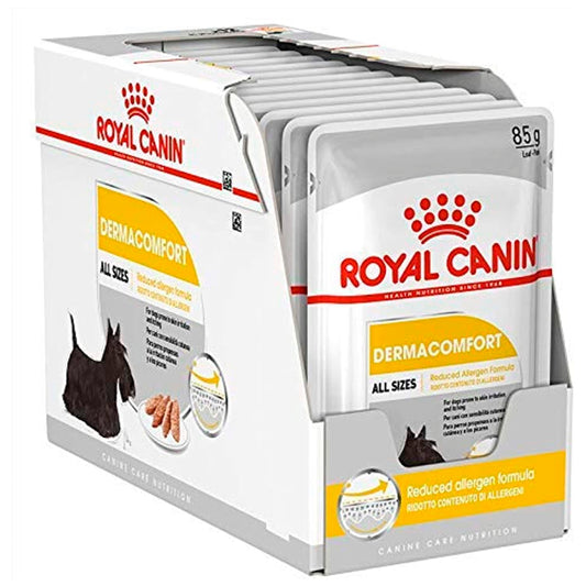 Royal Canin Dermaconfort: Comida molhada especial para cuidados com a pele, 125g Envelope Pack