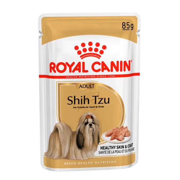 Royal Canin Shih Tzu: comida molhada especializada para Shih Tzus, 125gr Envelope Pack