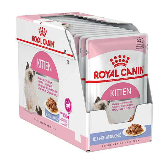 Royal Canin Kitten: Comida Glatin Wet para Kittens, 125gr Envelope Pack