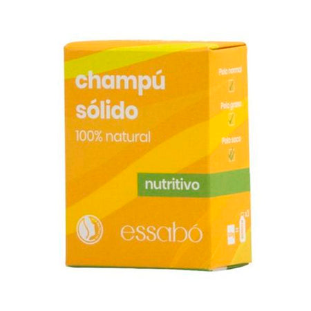 Champú sólido Essabó Nutritivo 100 g con aceites de aguacate y argán para pelo seco