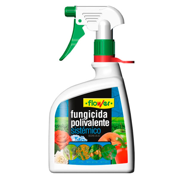 Flower Fungicida Polivalente listo para diluir 1 litro para enfermedades de plantas