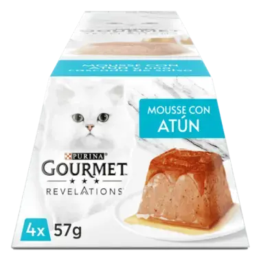 Pack Gourmet Revelations Mousse con atún 4 pirámides de 57,5 g