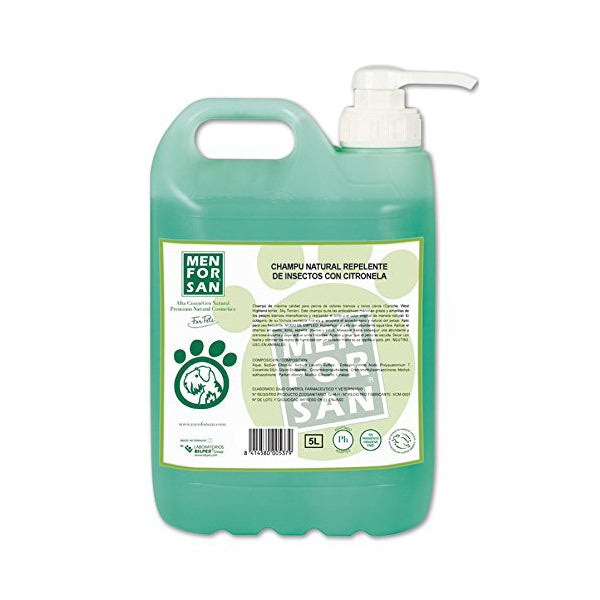 Menforsan Champú repelente con citronela 5 lts