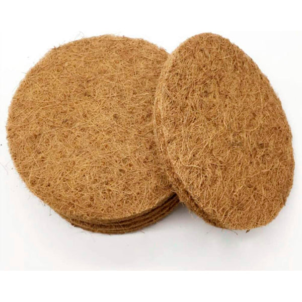Alfombrillas para Nido de Palomas – Fibra de Coco Natural, Aislante y Duradero, Tamaño 20.5x20.5 cm, Protección para Huevos y Aves